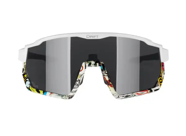 Force Drift men's glasses white/vivid/black contrast lens