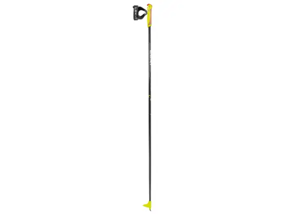Leki XTA 5.5 Jr. children's cross-country poles Black/White/Neon yellow