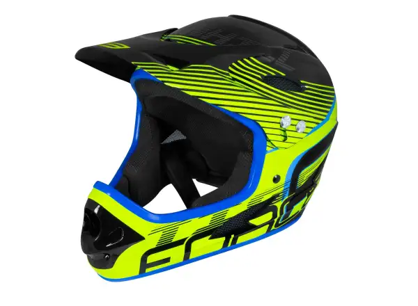 Force Tiger downhill helmet black/fluo
