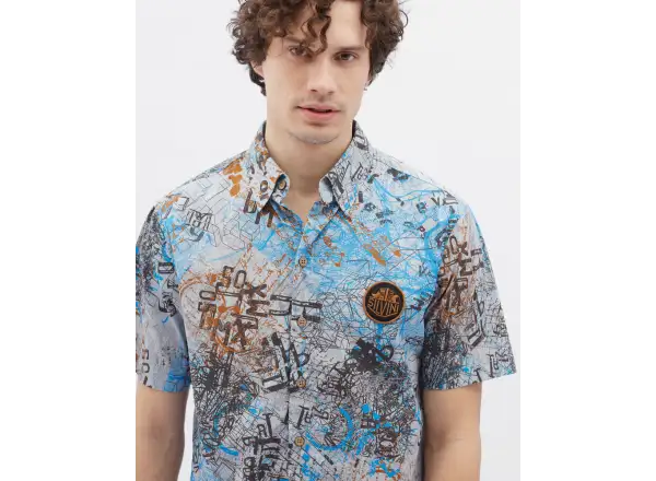 Silvini Montoro men's urban shirt Grey/Charcoal