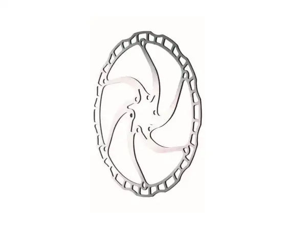 Quaxar Lynx brake disc 160 mm silver