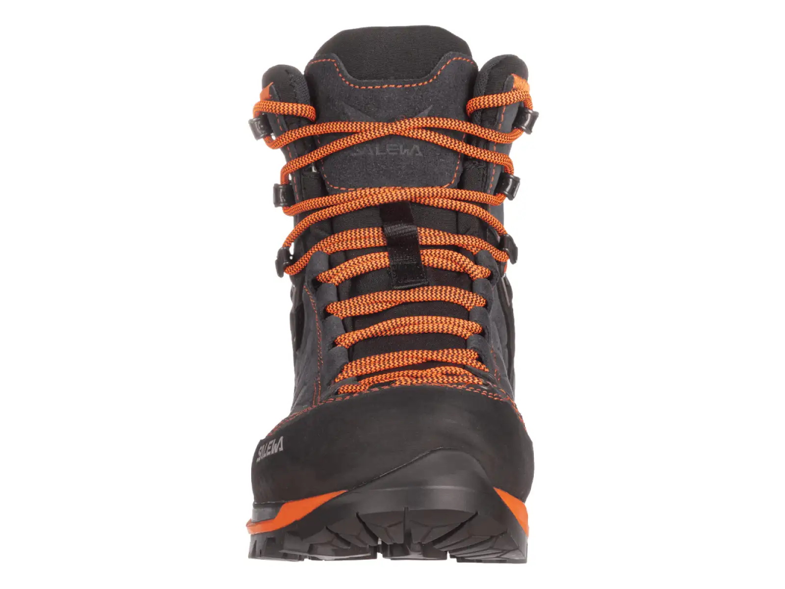 Salewa Mountain Trainer men's shoes asphalt/fluo orange