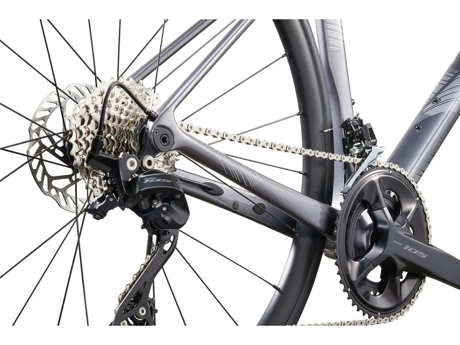 Liv Langma Advanced 2 Disc road bike Liquid Metal
