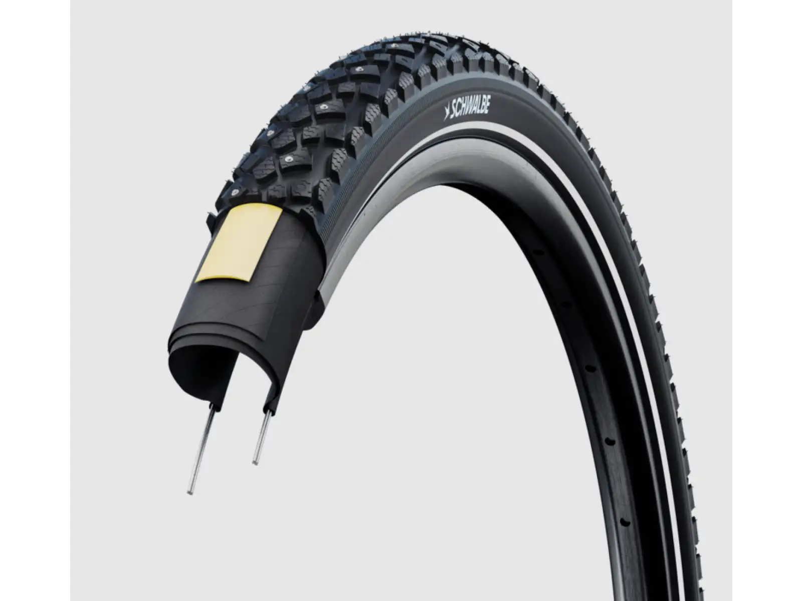 Schwalbe Motion Spike E-25 42-622 trekking tire wire black/reflective