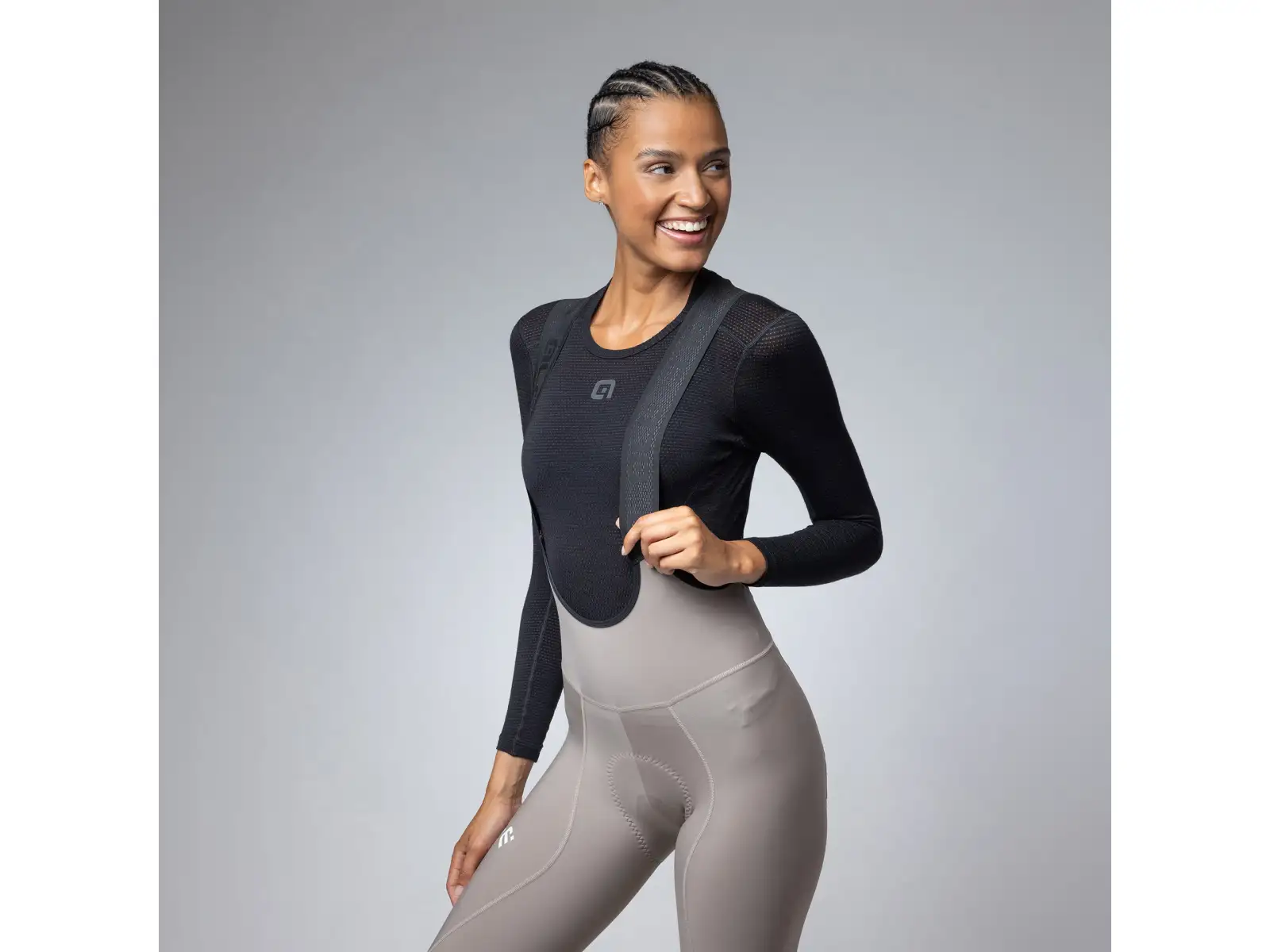 Alé Pragma Winter women's winter cycling pants Rope Grey