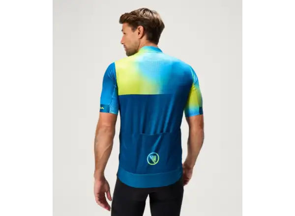 Endura FS260 Bitmap men's jersey short sleeve Barra Blue