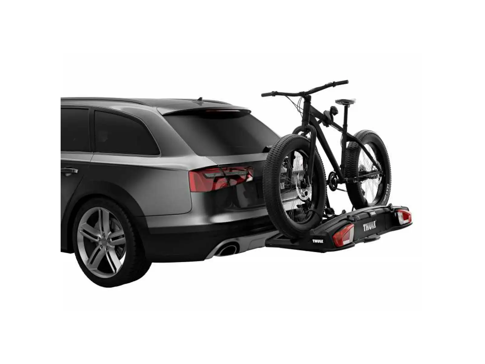 Thule VeloSpace XT carrier on tow bar for 3-4 bikes