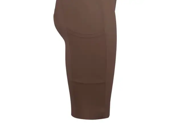 Force Mono Lady women's shorts with pad and bib brown
