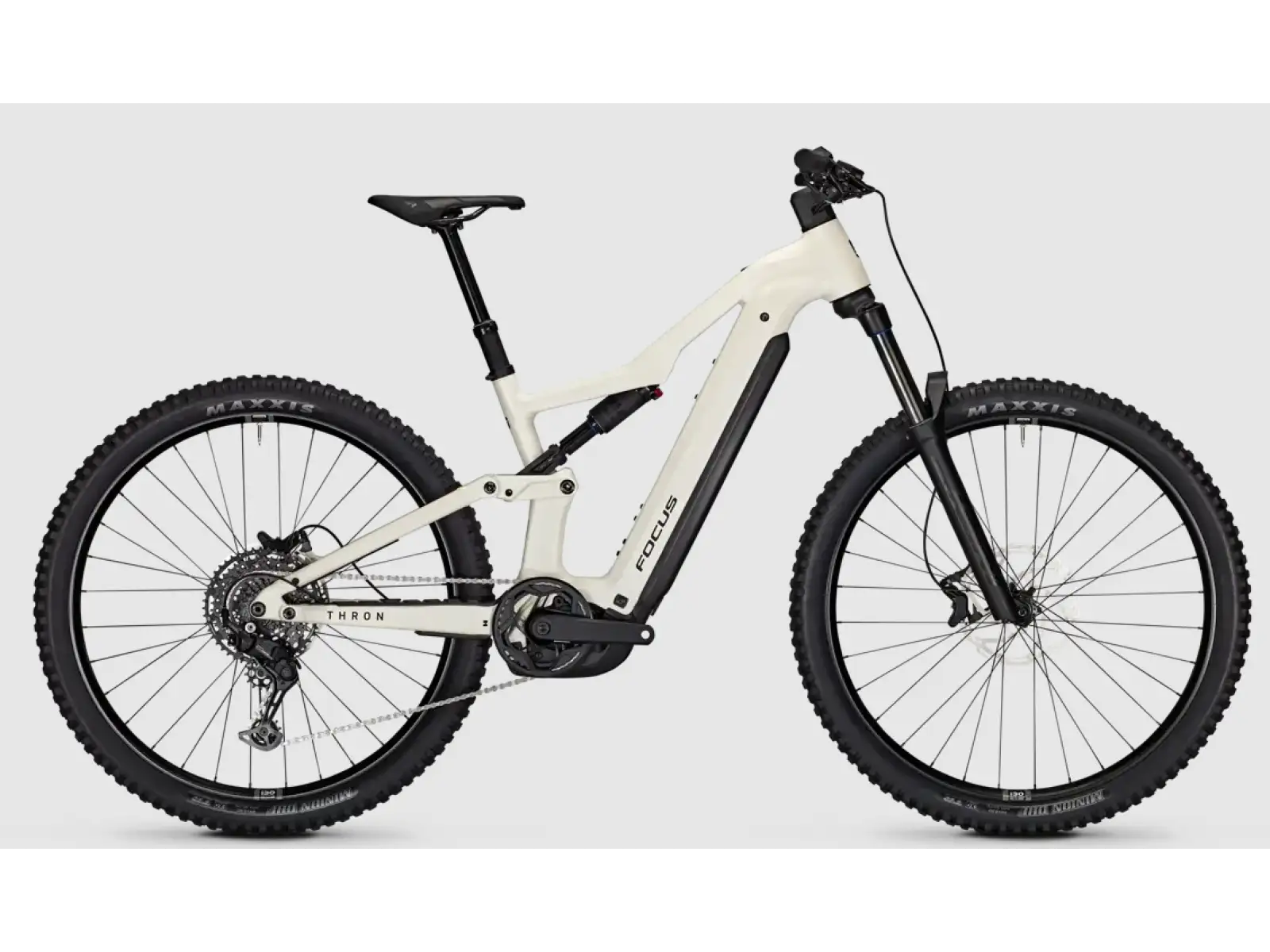 Focus THRON 7 800Wh full-suspension e-bike Champagne matt