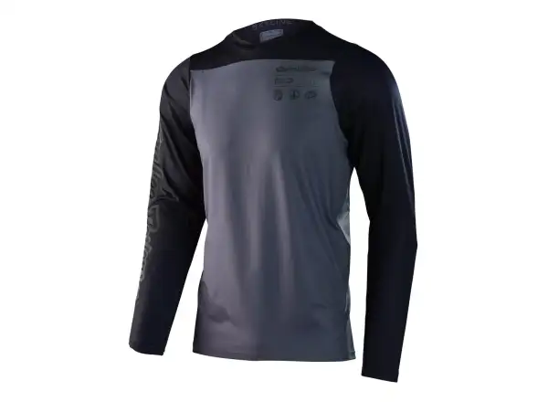 Troy Lee Designs Skyline Chill men's jersey long sleeve Charcoal size M