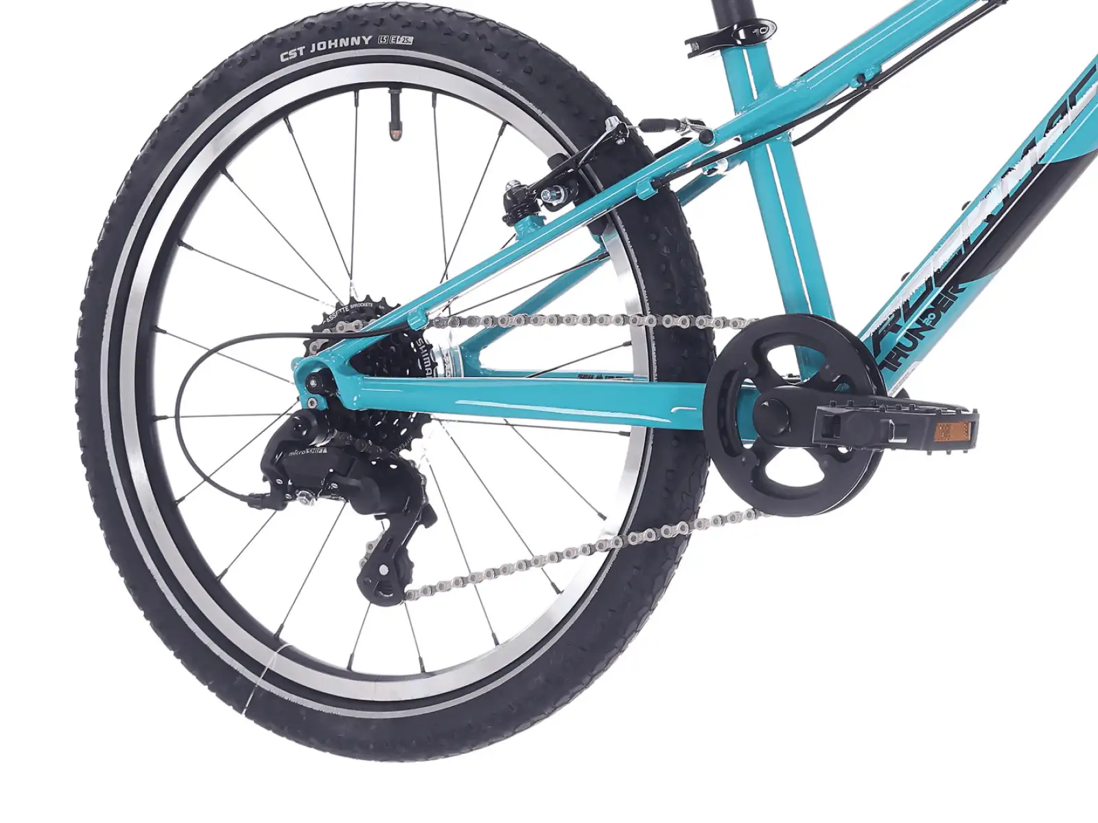 Rock Machine Thunder Jr. 20 VB kids bike Jade Blue