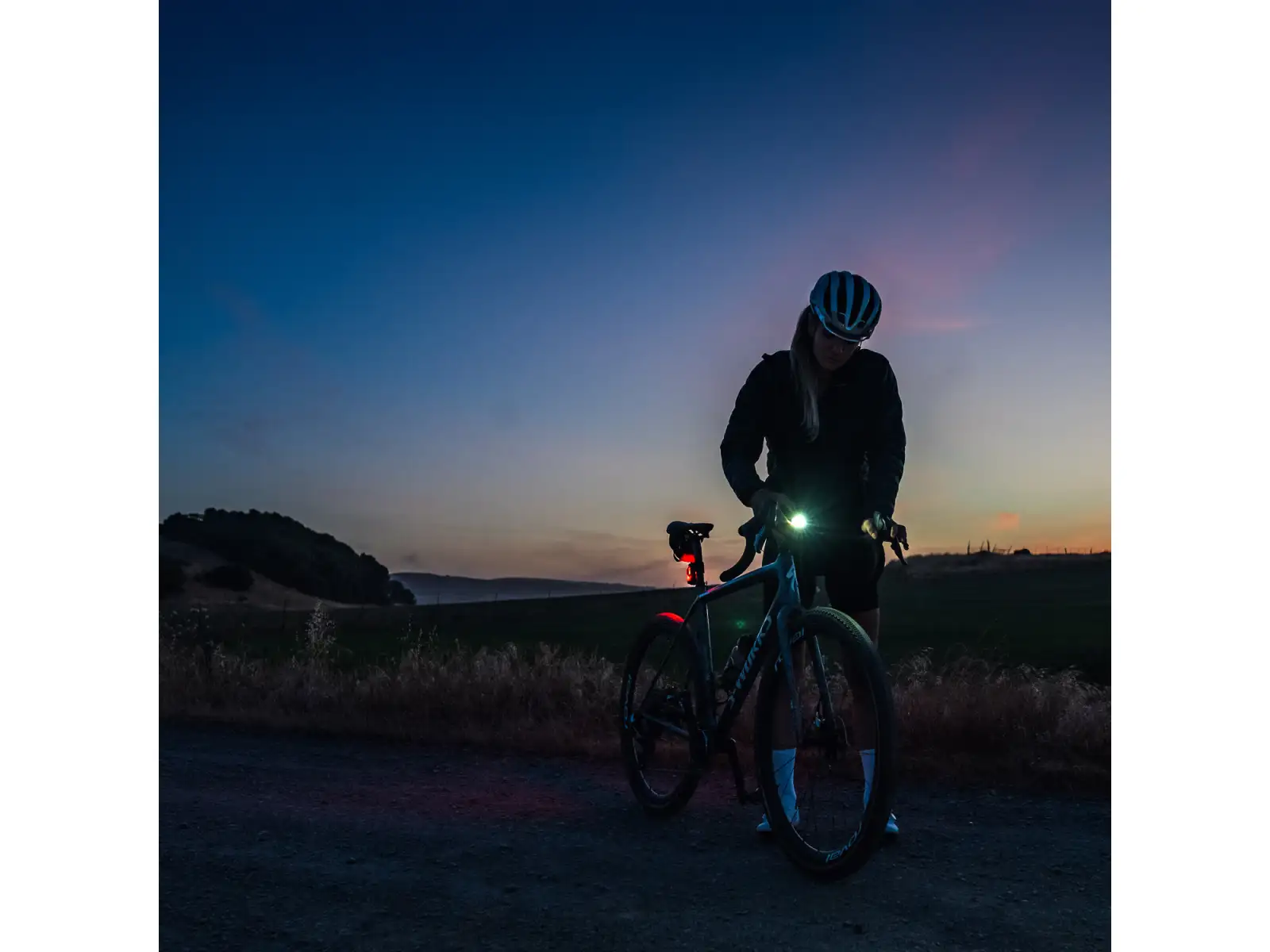 Lezyne Radar React System set front and rear light