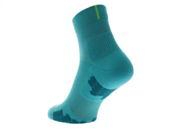 Inov-8 Trailfly mid socks teal/purple