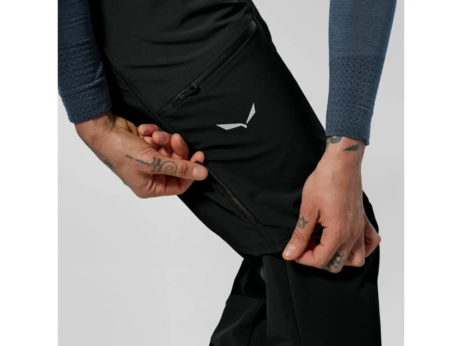 Salewa Ortles Durastretch/Stormwall women's pants Black Out