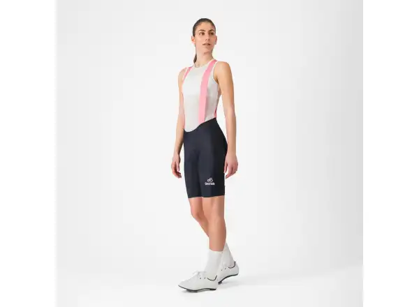 Castelli Giro Prima 2 women's bib shorts with insert Nero/Rossa