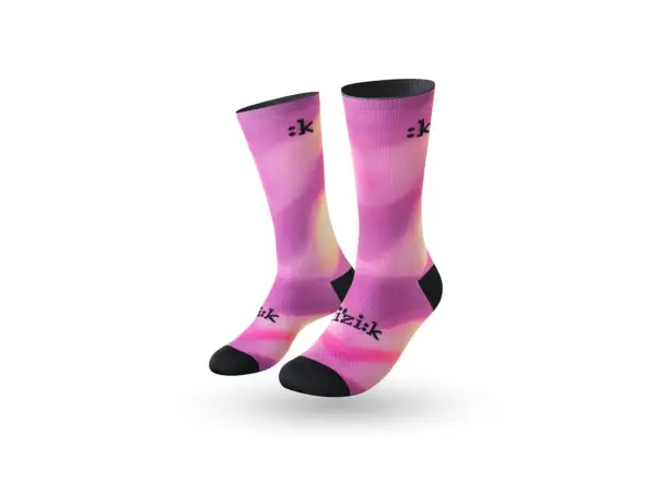 Fizik Faded cycling socks Purple/Yellow