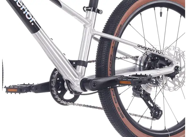 Superior TEAM 20 bike Gloss Brushed Alu / Rainbow Black 9.0"