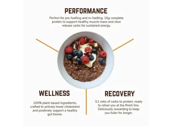 Veloforte Overnight Oats porridge Smooth Cocoa