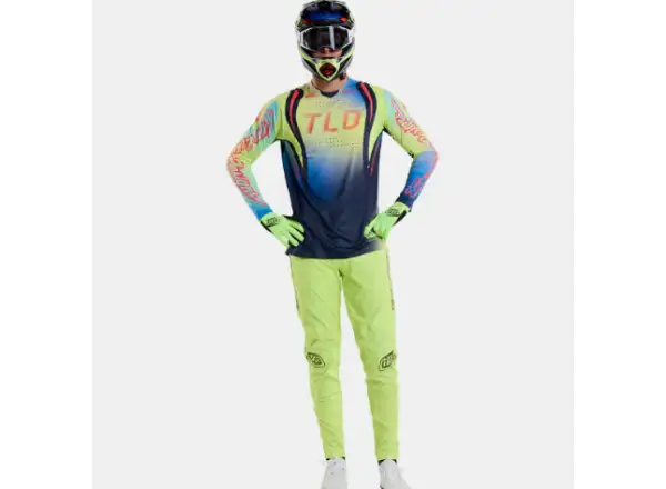 Troy Lee Designs Sprint Ultra Drip men's long sleeve jersey Glo Yellow