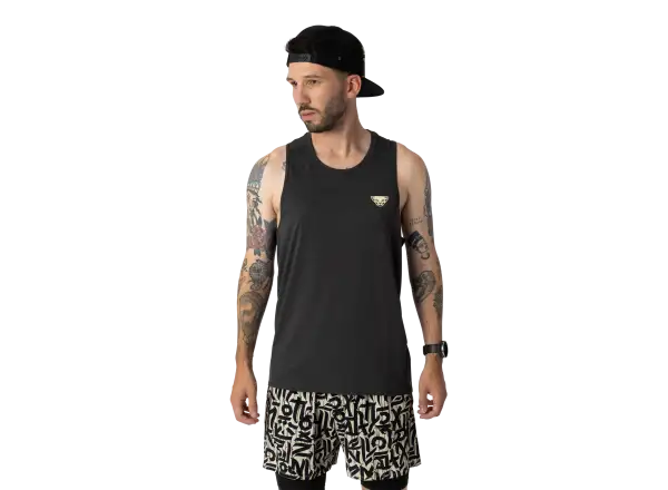 Dynafit Trail men's running sleeveless shirt Black Out