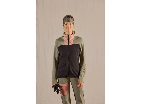 Maloja SunflowerM. women's sports sweatshirt Frosty Green Multi