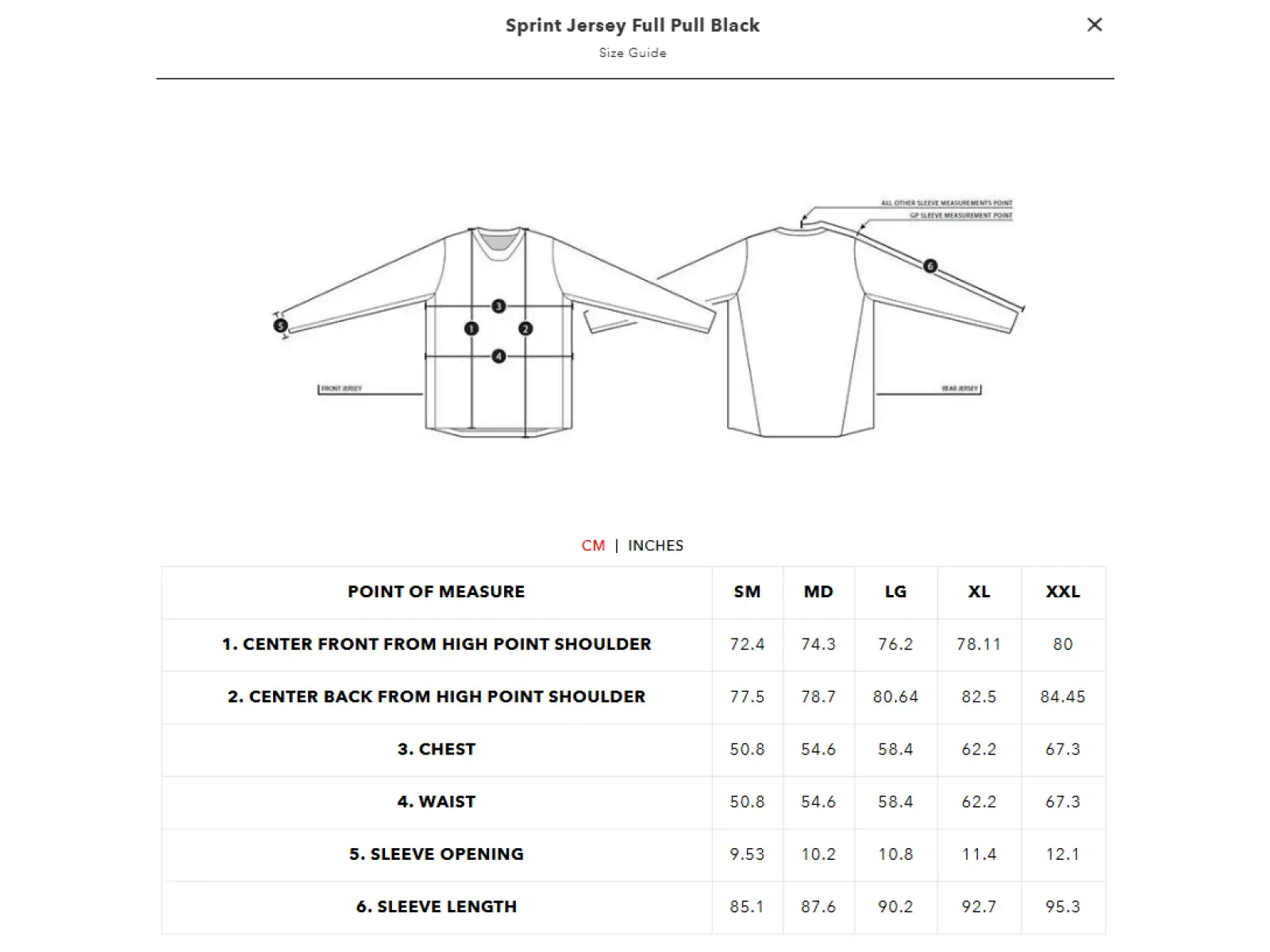 Troy Lee Designs Sprint Full Pull men's jersey long sleeve Black