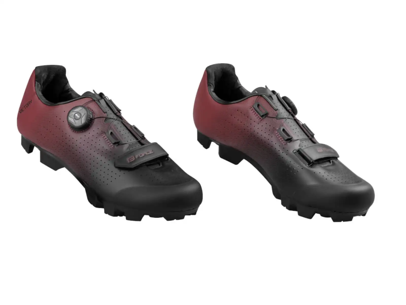 Force Victory MTB men's cycling shoes black/bordeaux