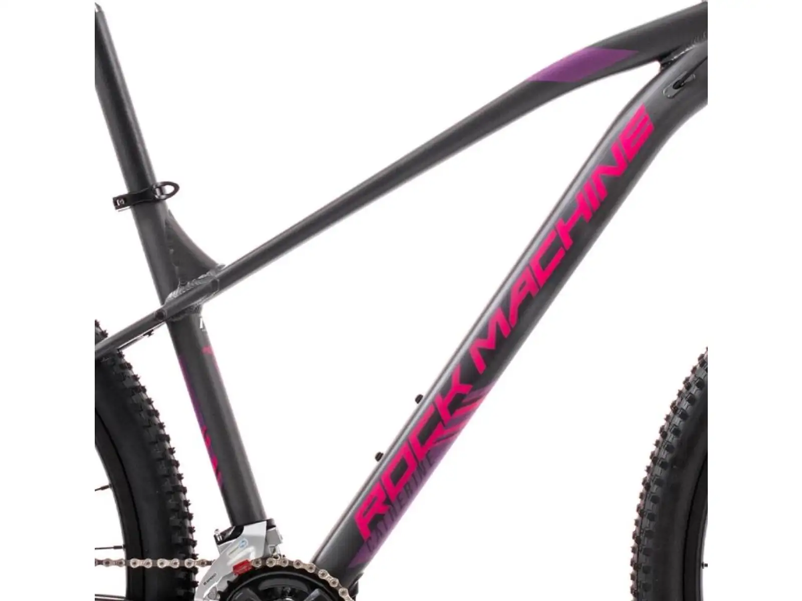 Rock Machine Catherine 10-29 matte anthracite grey/pink/violet mountain bike