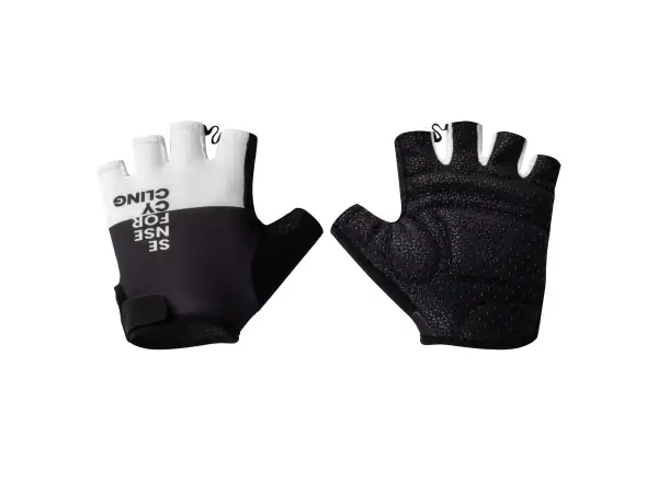 Force Fine short gloves black/white