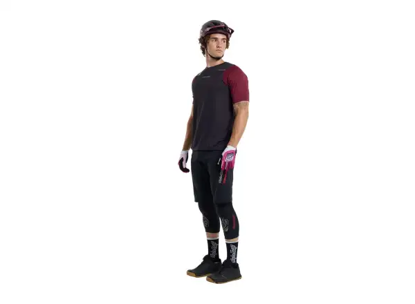 Troy Lee Designs x SRAM Skyline men's jersey short sleeve Radioscape Black/Berry
