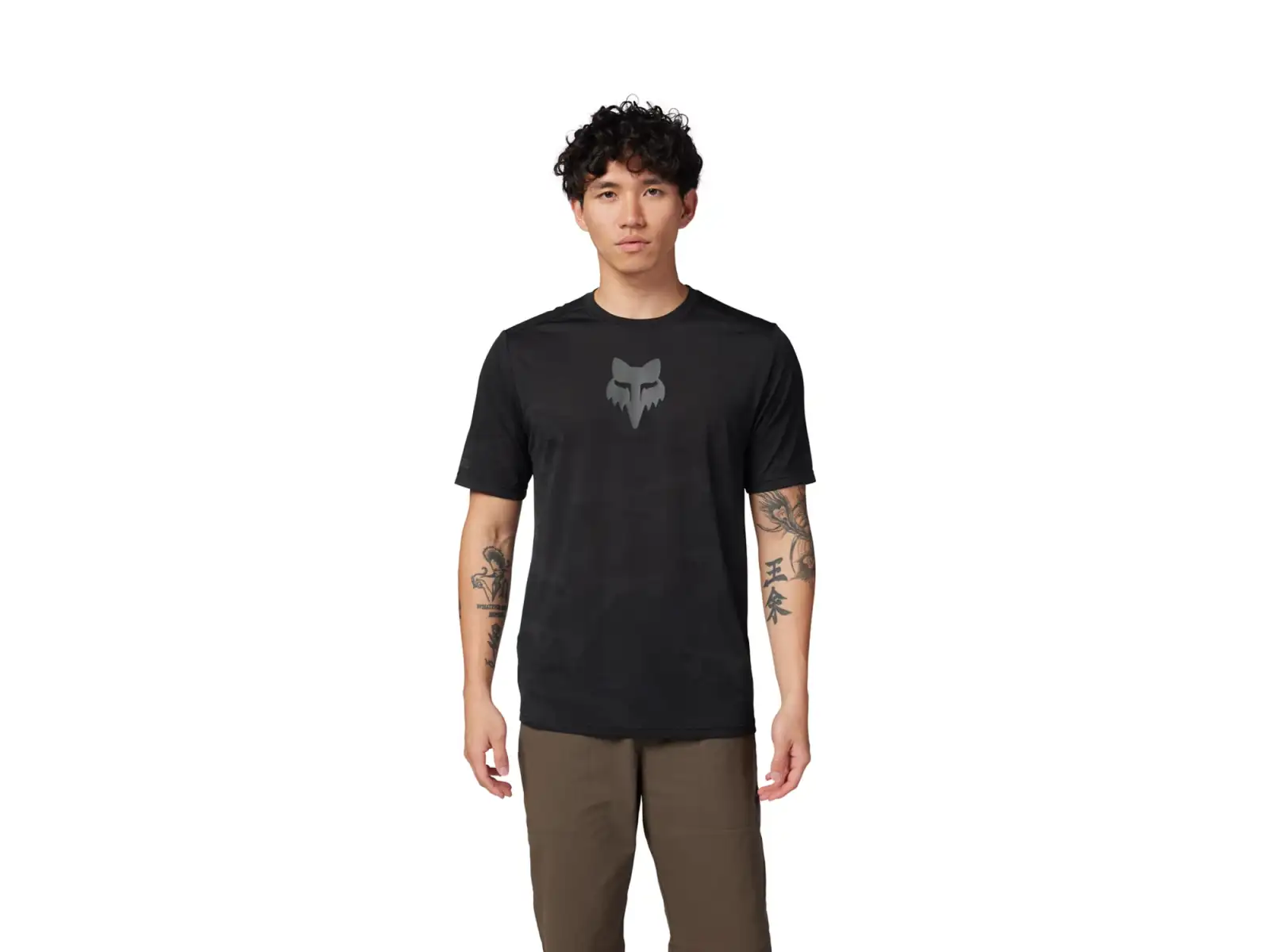Fox Ranger TruDri men's jersey short sleeve Black