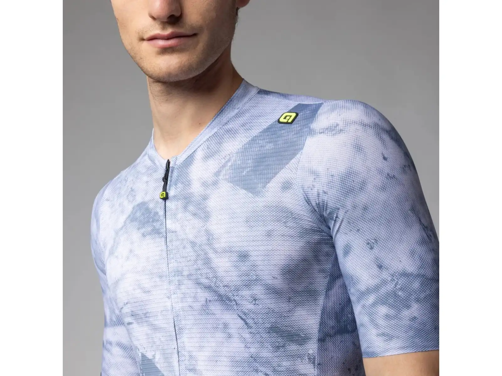 Alé PR-E Marble men's jersey short sleeve Steel Blue