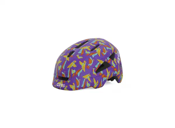 Giro Scamp II children's helmet Mat Purple Libre
