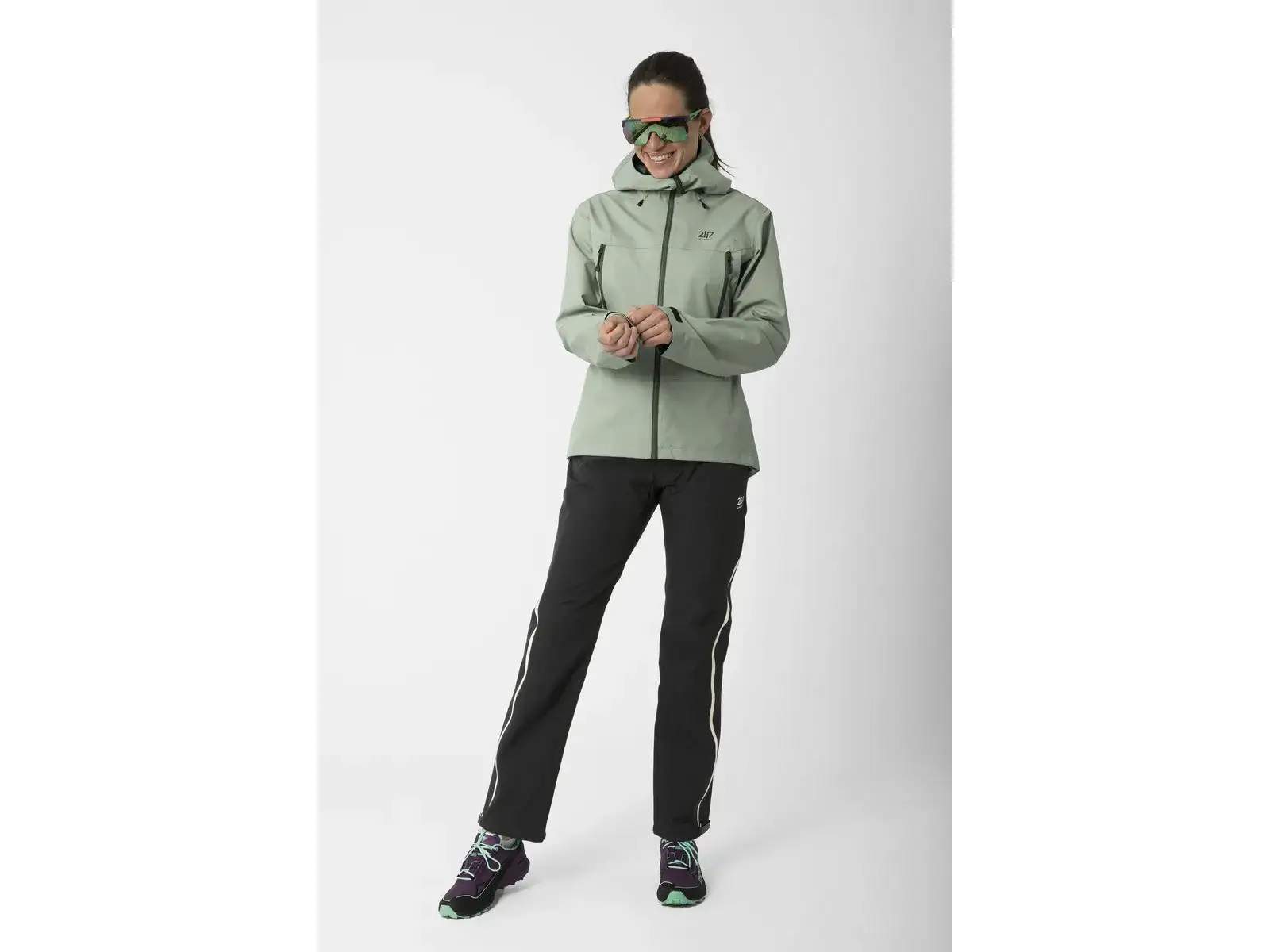 2117 of Sweden Boms women's jacket 3L Vintage Green