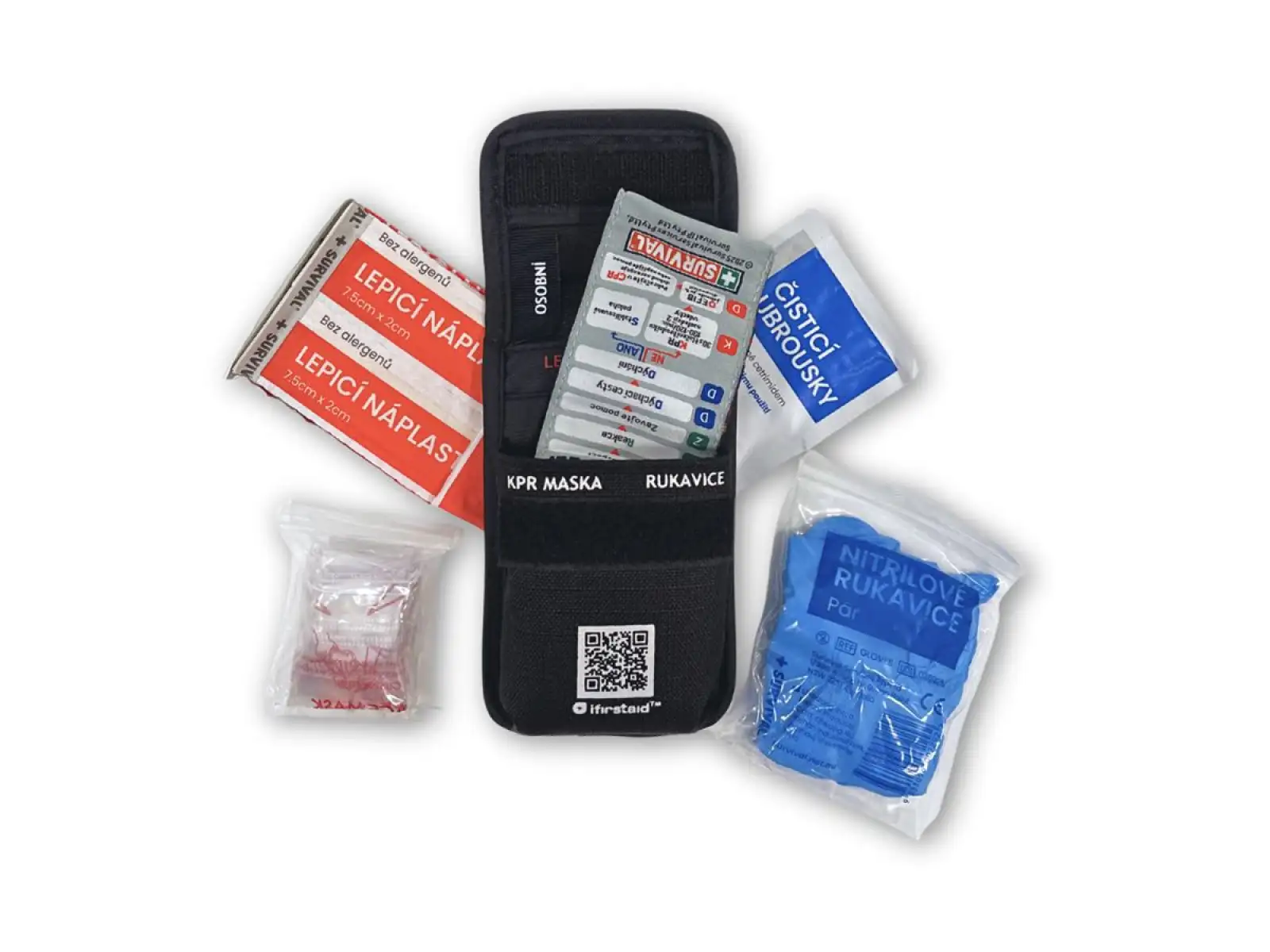 Survival First Aid Kit Pocket compact CPR kit