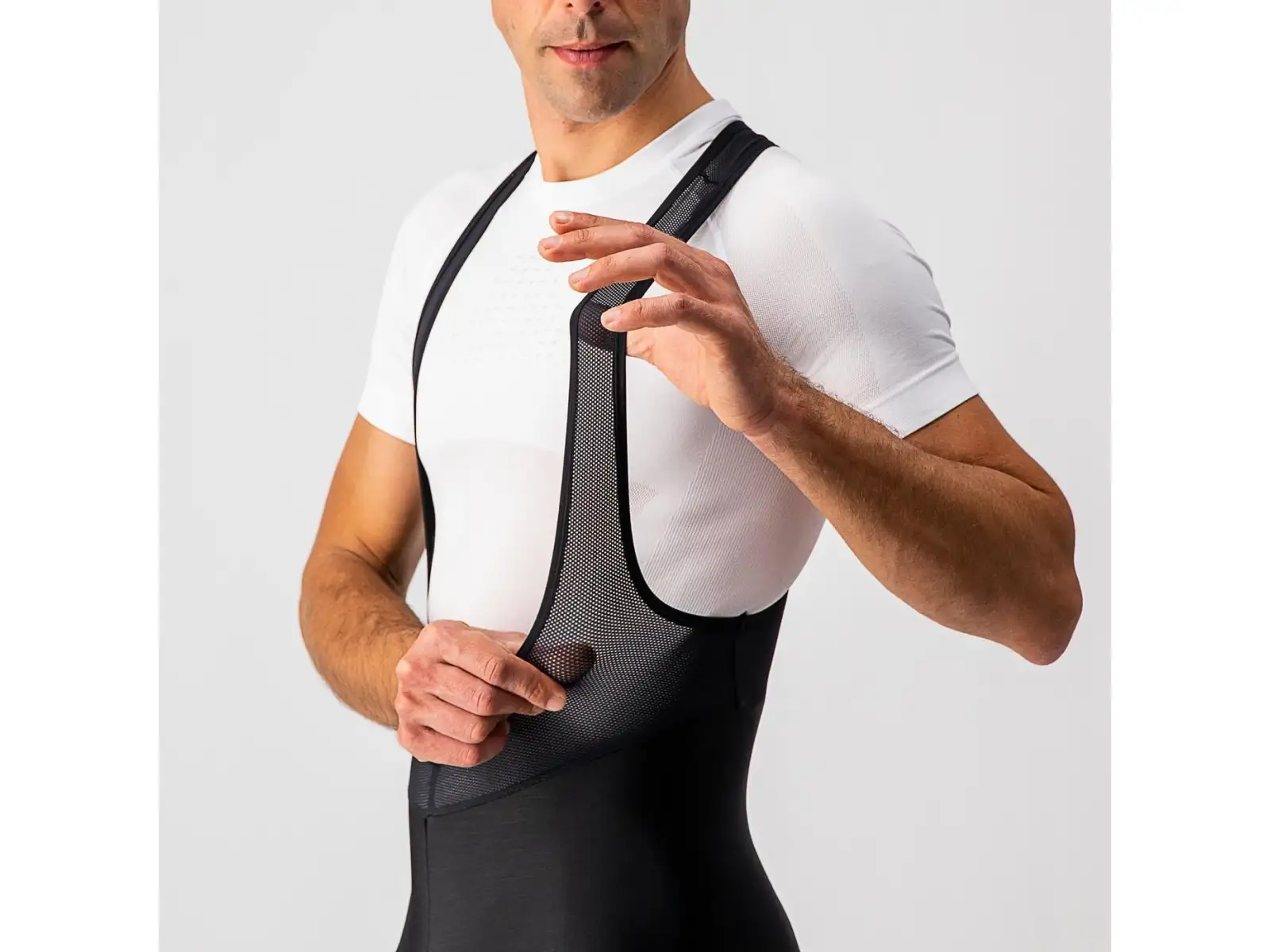 Castelli Entrata men's bib shorts with chamois Black