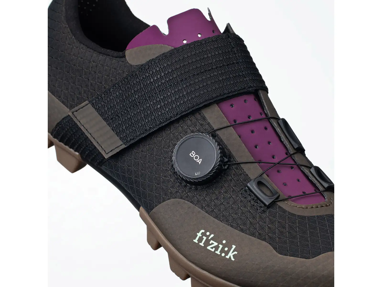 Fizik Vento Ferox Carbon men's MTB shoes Mud/Grape