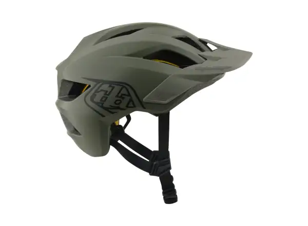 Troy Lee Designs Youth Flowline MIPS kids helmet Point Army/Phantom