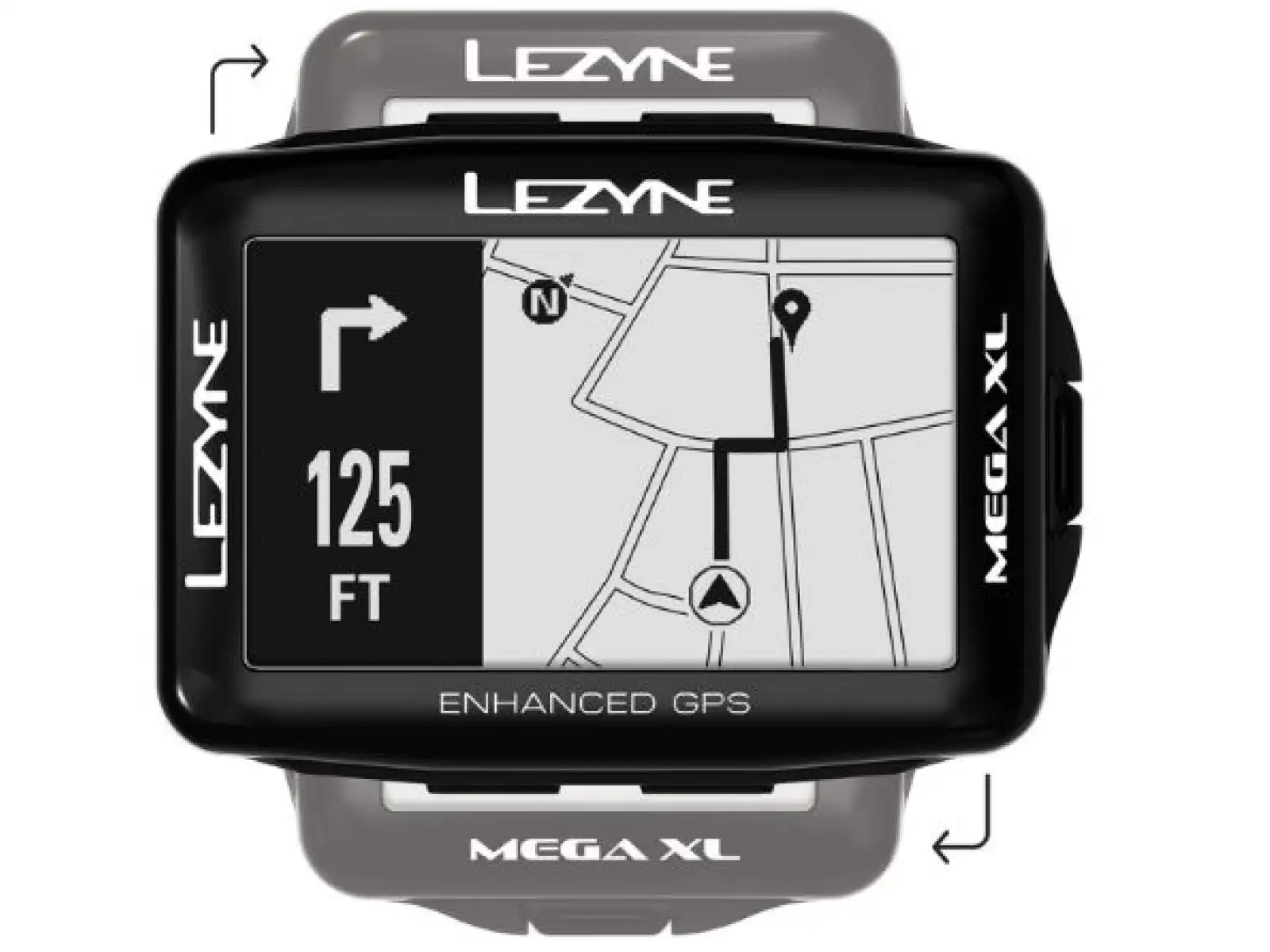 Lezyne Mega XL GPS navigation black