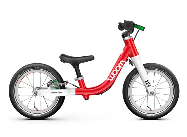Woom GO 1 children's balance bike 12" Red