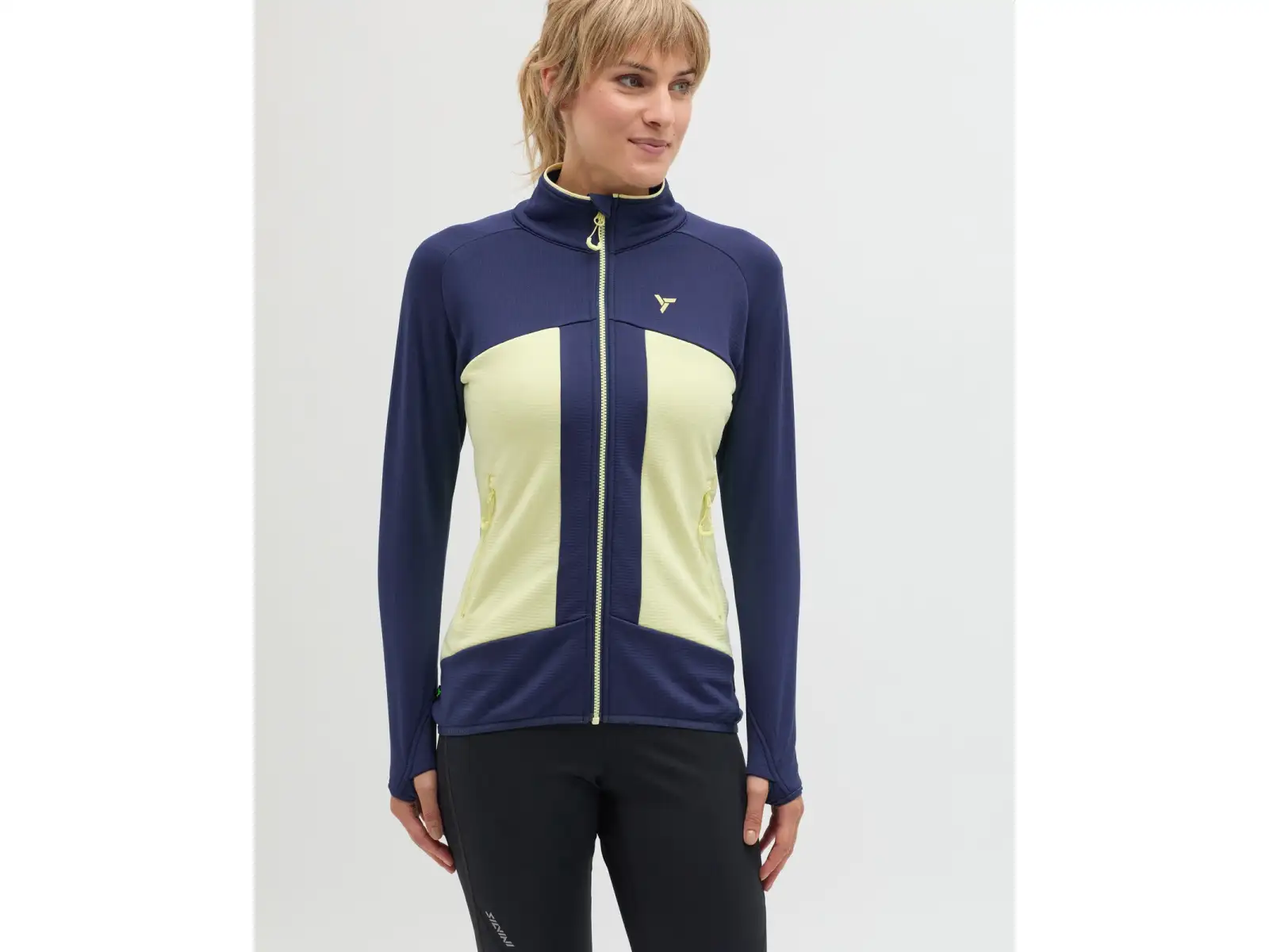 Silvini Valdaora women's sweatshirt Navy/Yellow