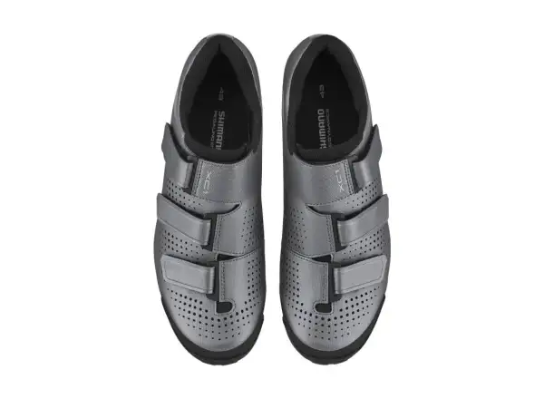 Shimano SH-XC100 men's MTB shoes silver