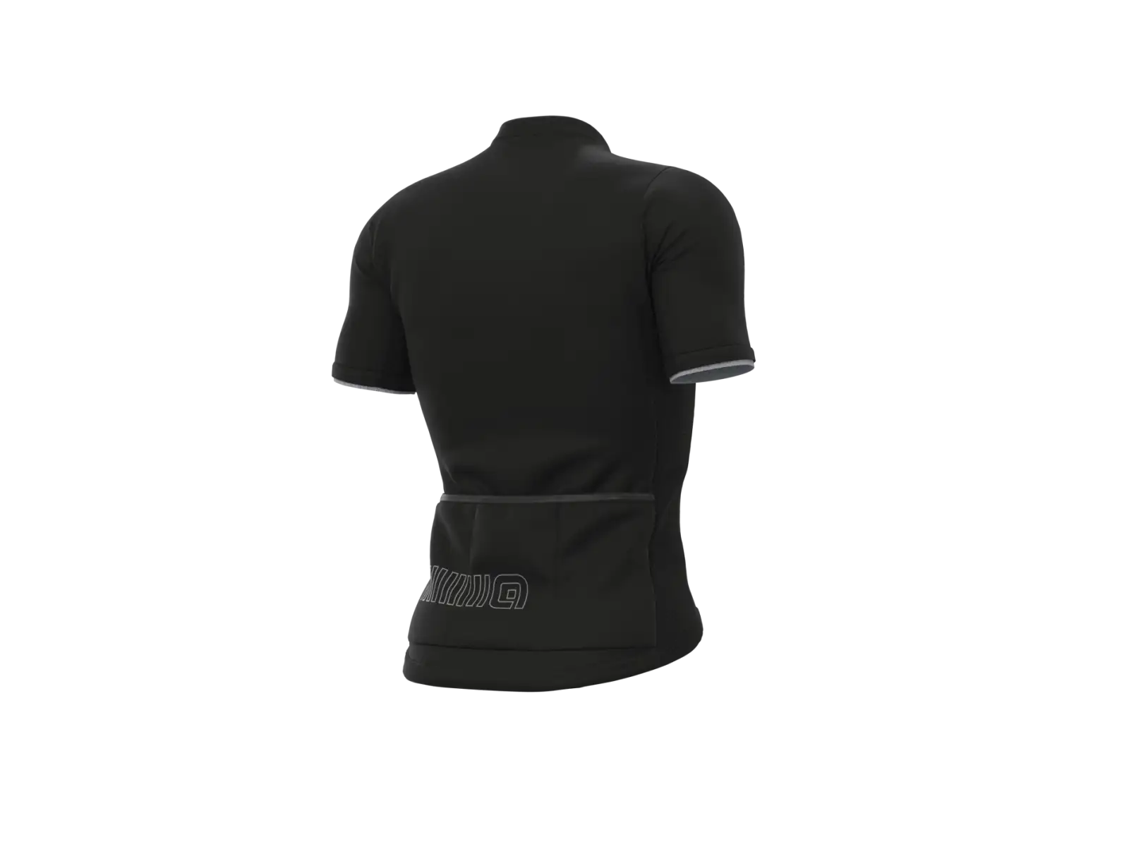 Alé Solid Colour Block men's jersey short sleeve Black