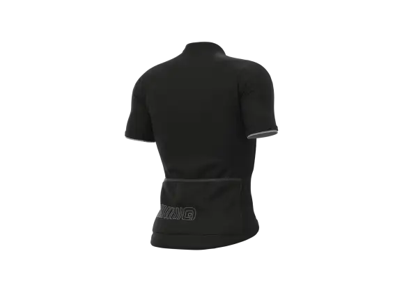 Alé Solid Colour Block men's jersey short sleeve Black