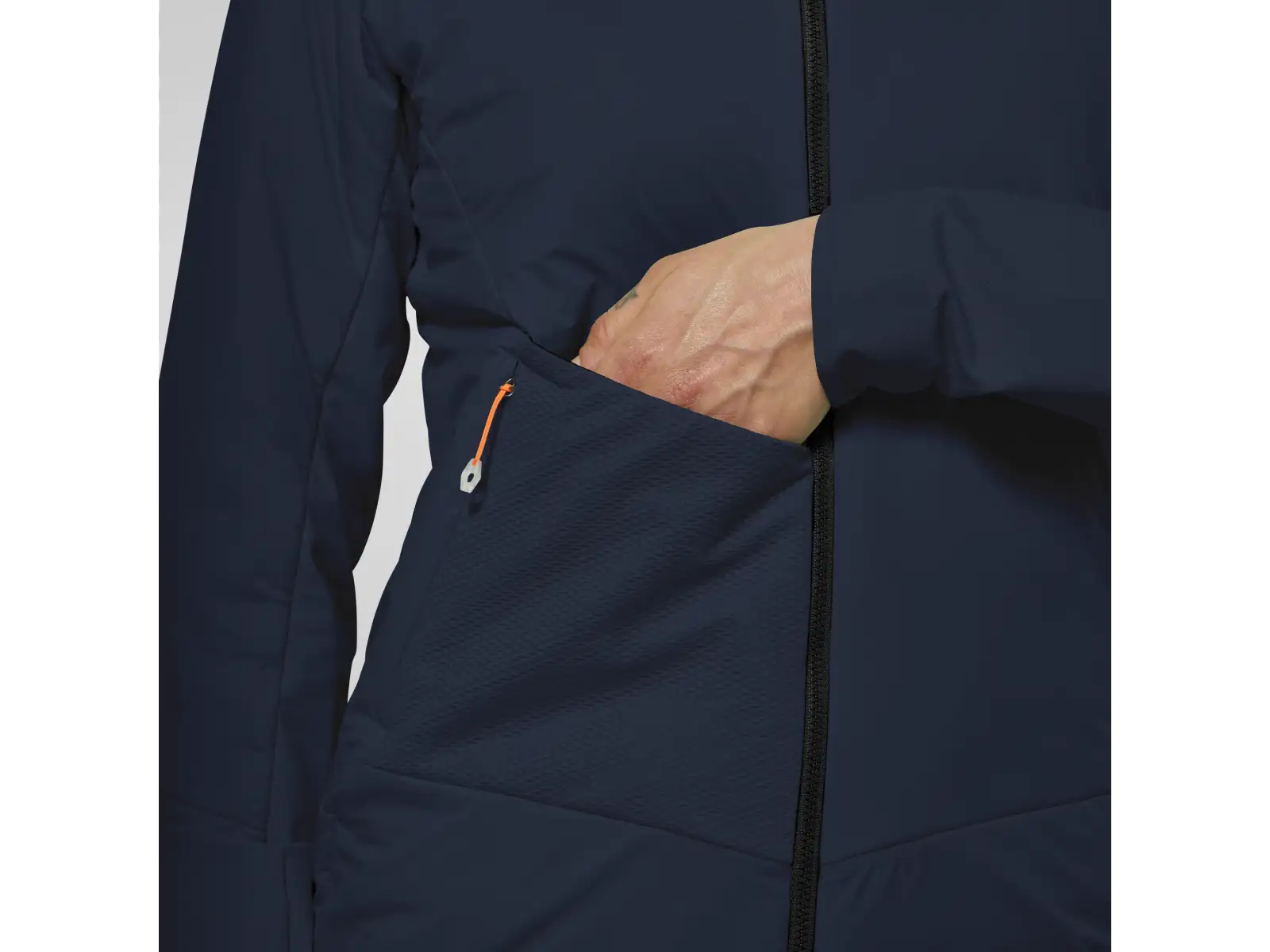 Salewa Pedroc Tirolwool® Air Hybrid women's jacket Navy Blazer