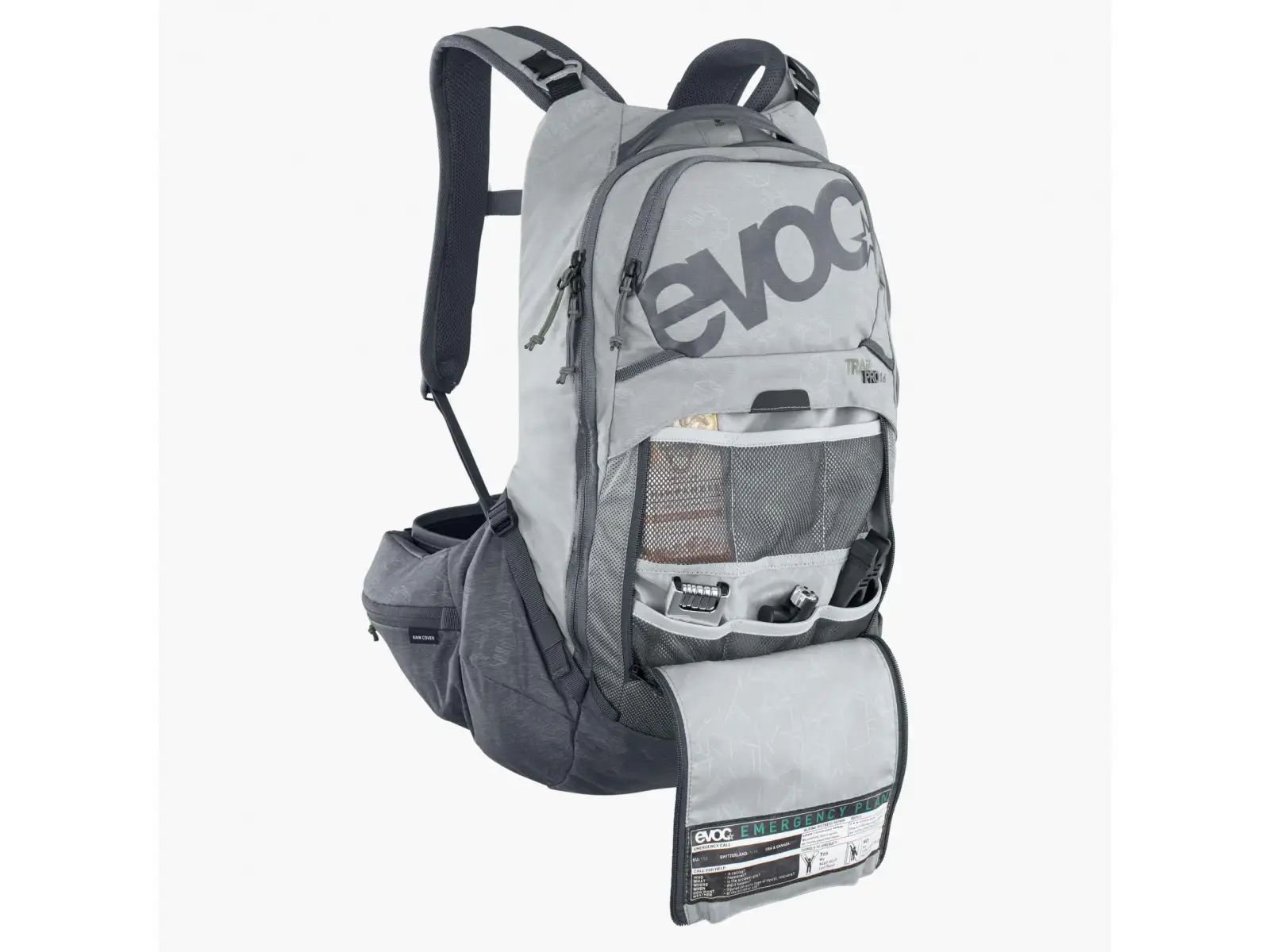 Evoc Trail Pro 16 backpack 16 l Stone/Carbon Grey