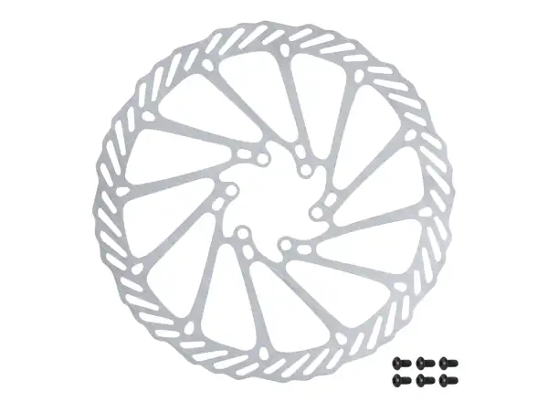 Force-7 brake disc 180 mm silver