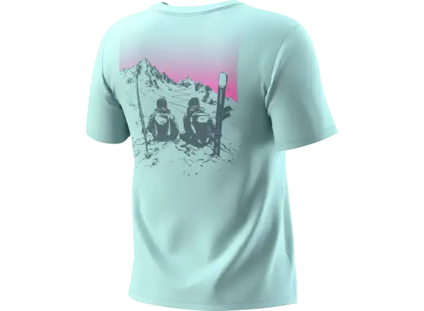Dynafit Back Graphic Cotton women's T-shirt short sleeve Cloud Blue/Twilight