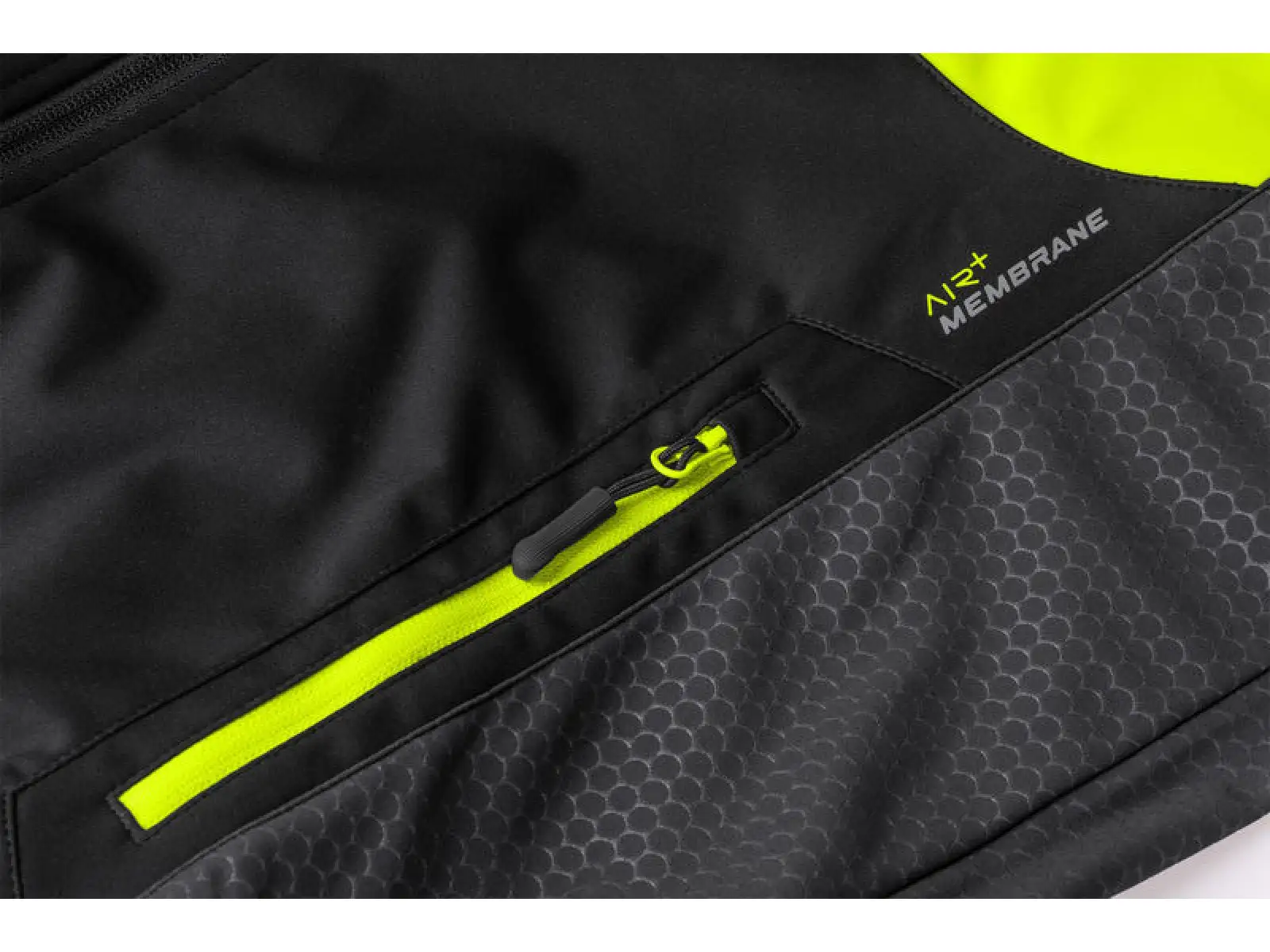 Etape Strong 2.0 men's jacket black/yellow fluo