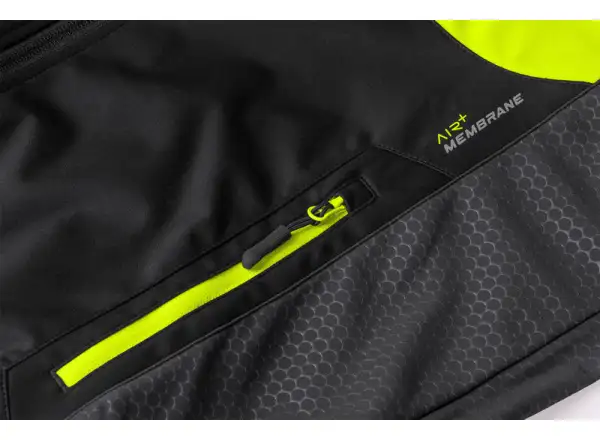 Etape Strong 2.0 men's jacket black/yellow fluo